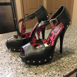 Studded heels, Abby Dawn Pretty Please, Punk Metal
